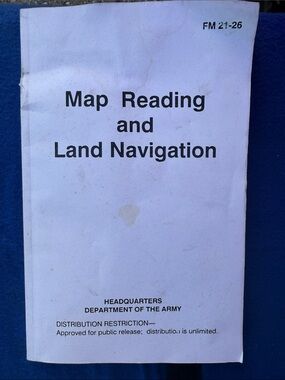 Map Reading and Land Navigation Manual - White Cover